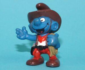 SMURFS 20122 COWBOY SMURF PORTUGAL COO 1981 SCHLEICH
