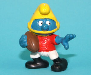 SMURFS 20132 AMERICAN FOOTBALL SMURF PORTUGAL COO 1980 SCHLEICH