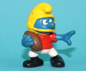 SMURFS 20132 AMERICAN FOOTBALL SMURF PORTUGAL COO 1980 SCHLEICH