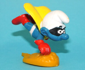 SMURFS 20127 SUPERMAN SMURF PORTUGAL COO 1981 SCHLEICH