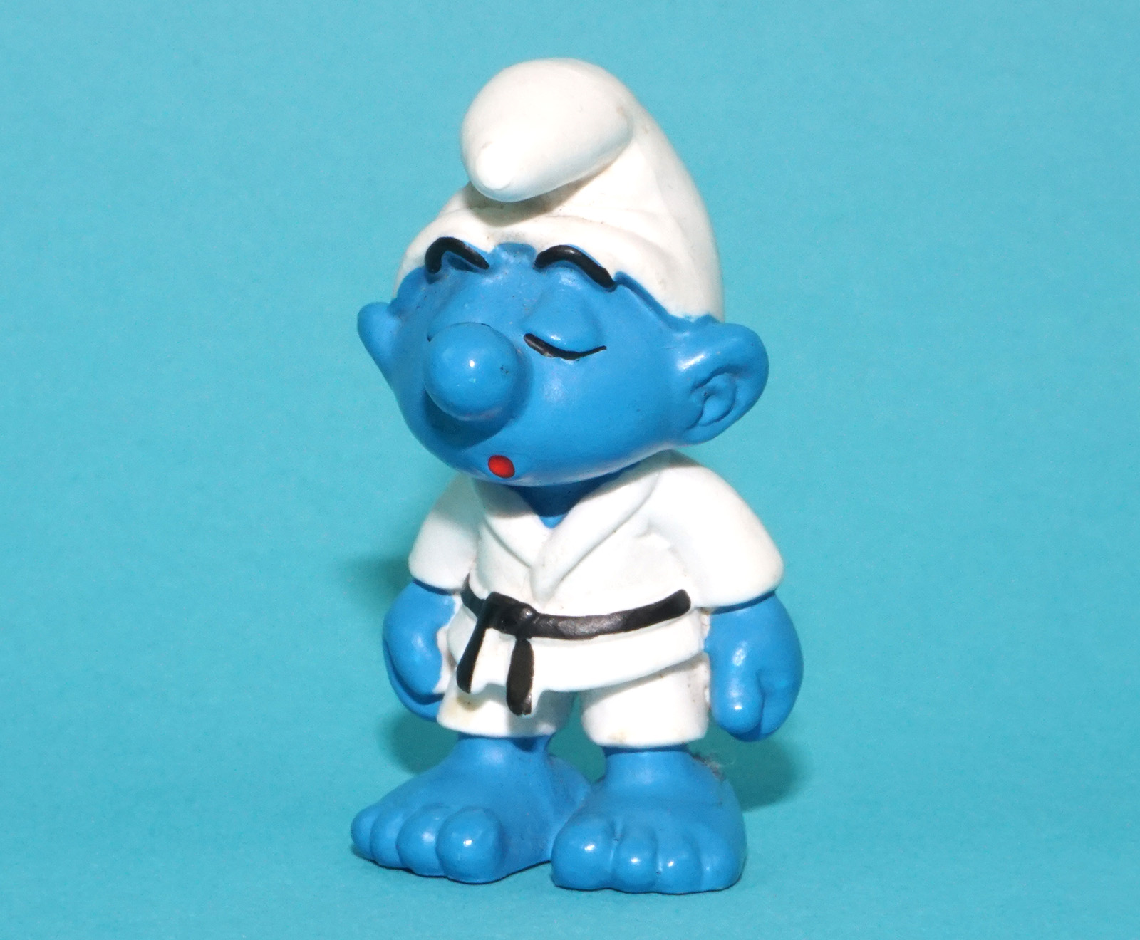 SMURFS 20134 JUDO SMURF GERMANY COO 1981 SCHLEICH - Image 2