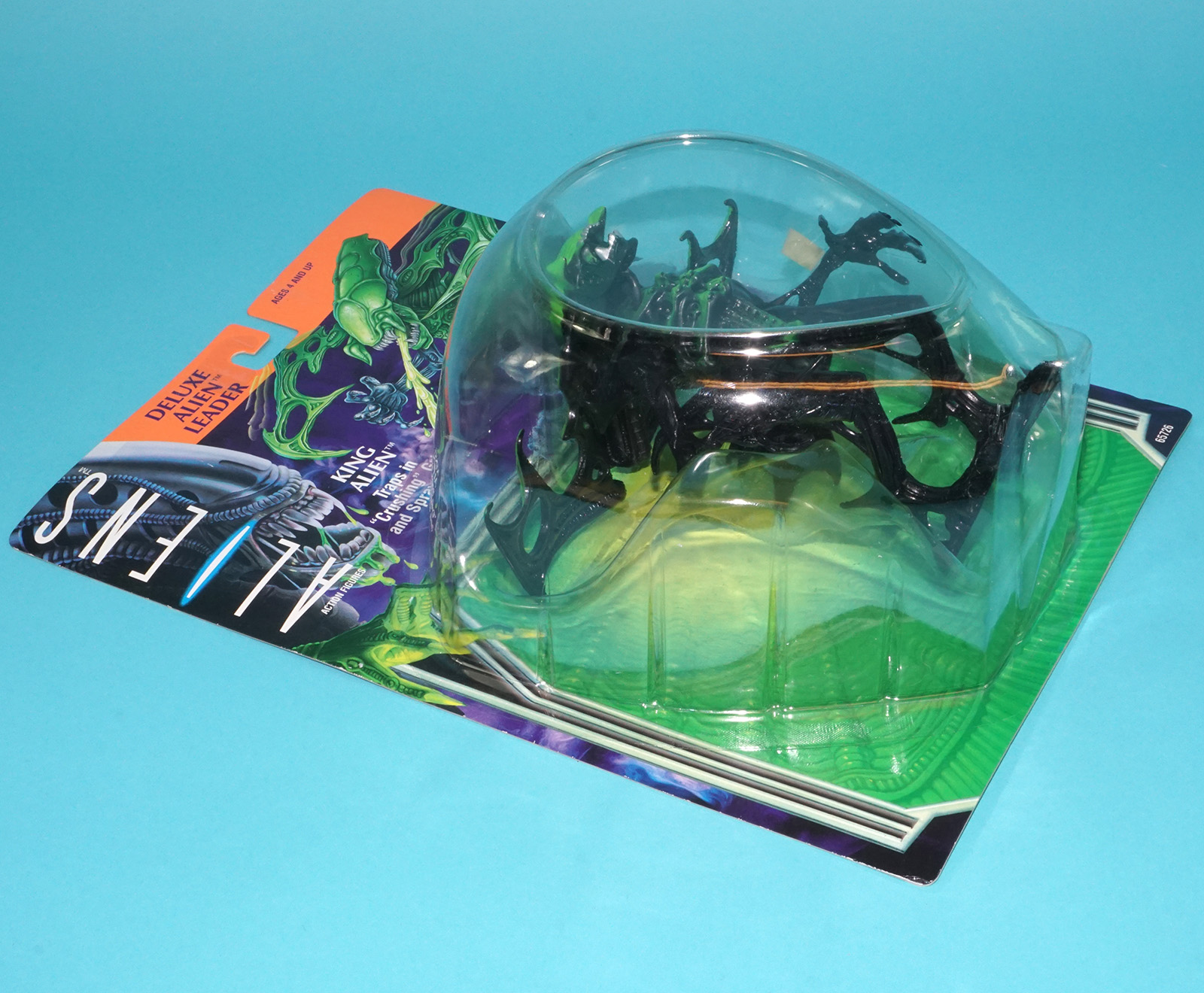 ALIENS KING ALIEN DELUXE ALIEN LEADER MOC MOSC US CARD 1994 KENNER - Image 3