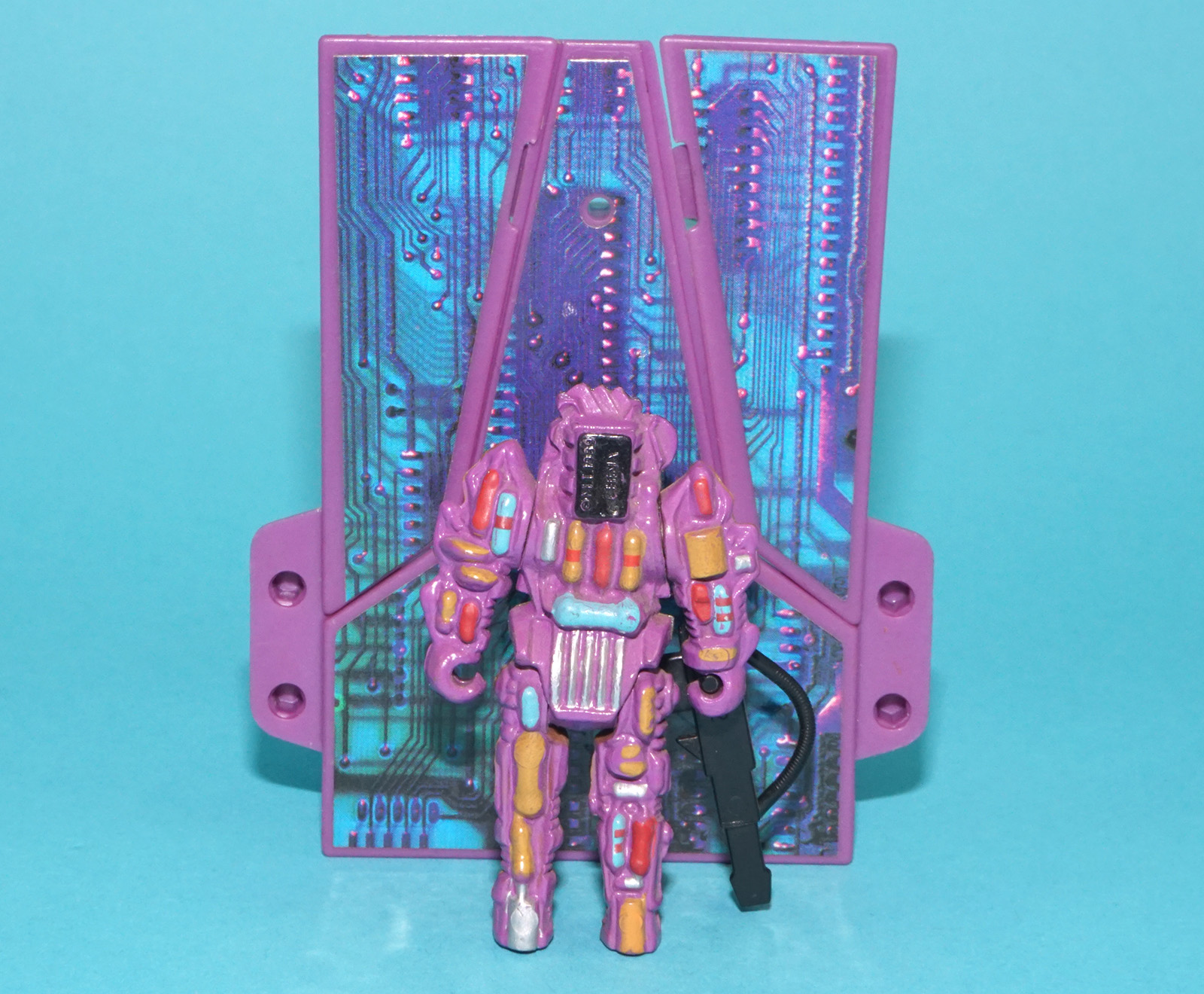 COMPUTER FORCE WARRIORS PC BOARD ATTACK FLIGHT INTERCEPTOR & MEGAHERT 100% COMPLETE 1989 MATTEL - Image 3