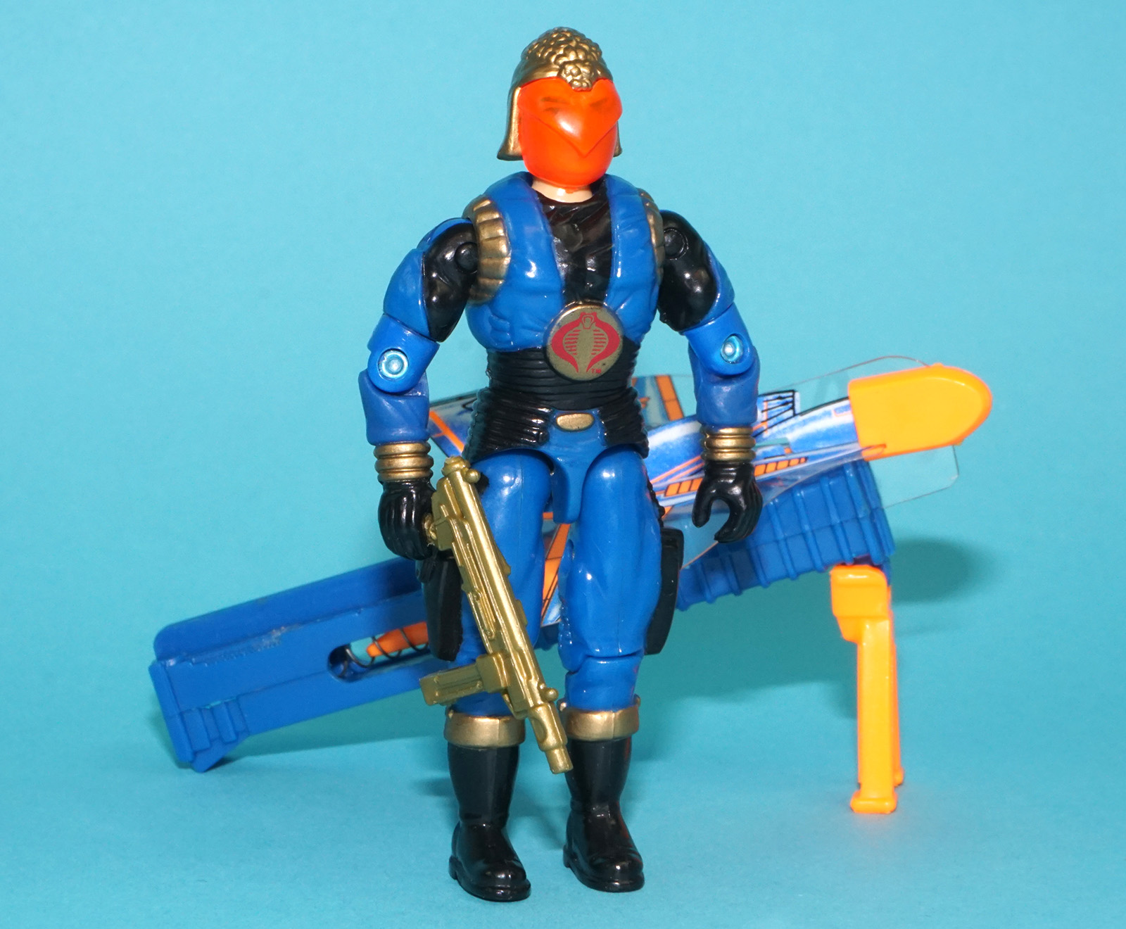 1991 GI JOE COBRA COMMANDER v4 100% COMPLETE C9 HASBRO - Image 2