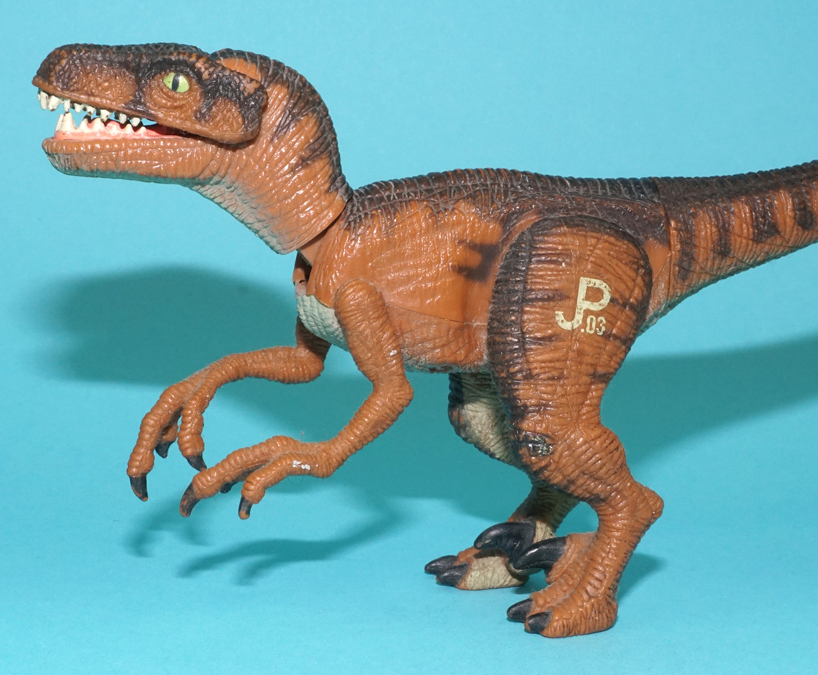 JURASSIC PARK JP03 VELOCIRAPTOR 1993 KENNER WORKS! - Image 2