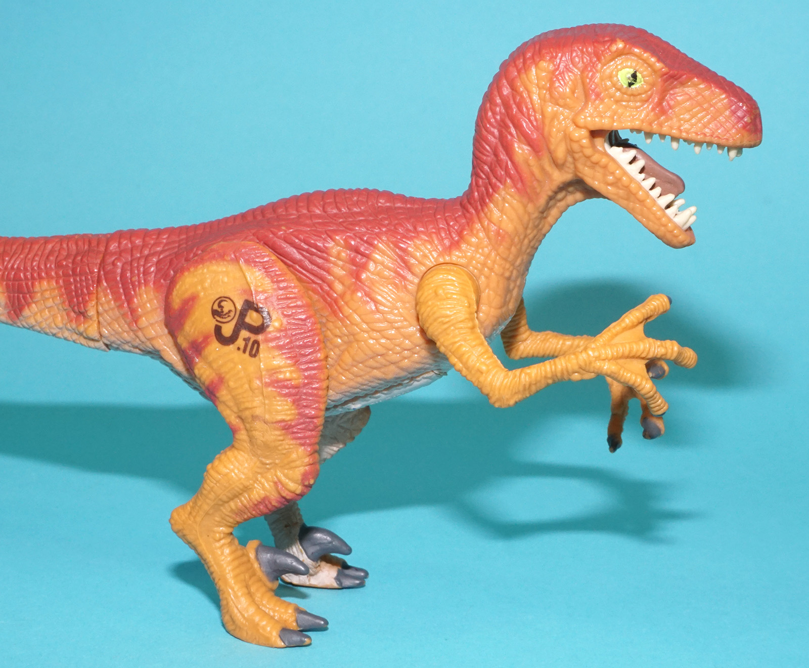 JURASSIC PARK JP10 ELECTRONIC VELOCIRAPTOR 1993 KENNER WORKS! - Image 2
