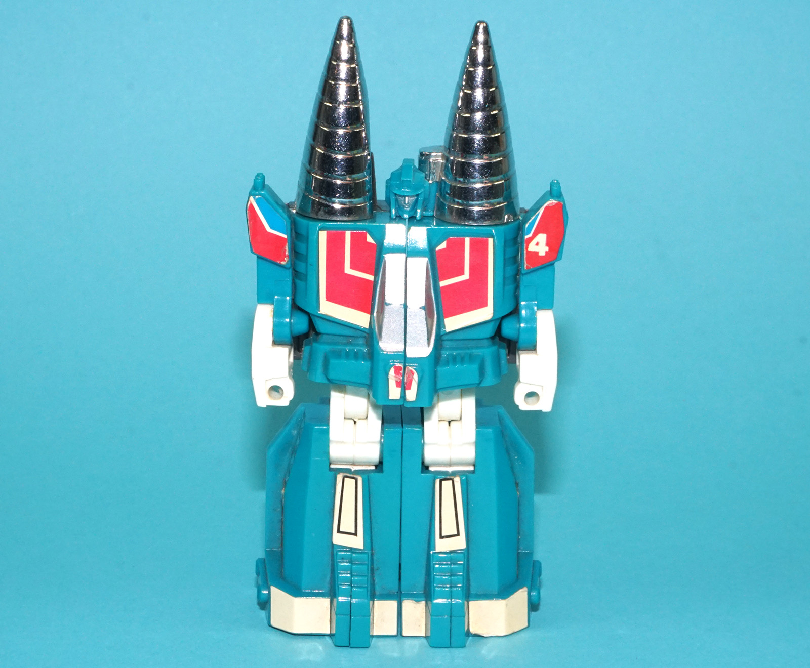 TRANSFORMERS KO BRAVE FIGHTER OF LEGEND DA-GARN LAND BISON DRILL LANDER 1993 TAIWAN BOOTLEG - Image 4