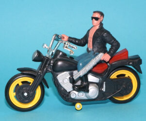 THE PROTECTOR SUPER BIKE PLAY SET 100% COMPLETE TERMINATOR KO 1990s CIOCHI CHINA BOOTLEG