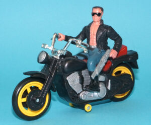THE PROTECTOR SUPER BIKE PLAY SET 100% COMPLETE TERMINATOR KO 1990s CIOCHI CHINA BOOTLEG
