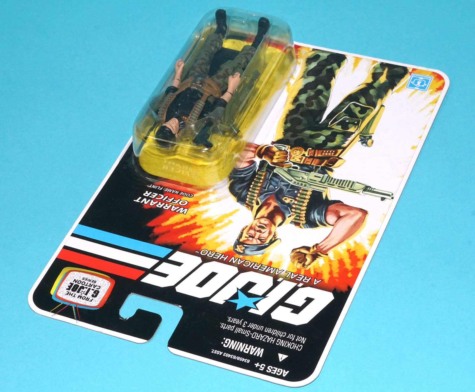 2007 GI JOE 25TH WARRANT OFFICER FLINT v11 MOC MOSC CARTOON SERIES HASBRO - Image 4