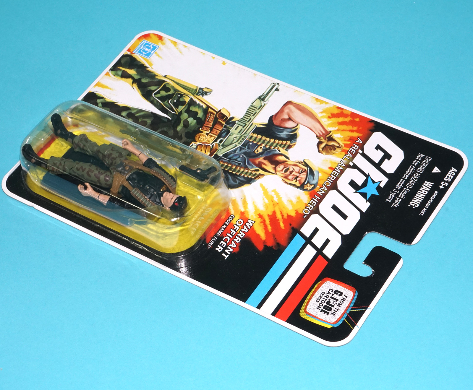 2007 GI JOE 25TH WARRANT OFFICER FLINT v11 MOC MOSC CARTOON SERIES HASBRO - Image 5