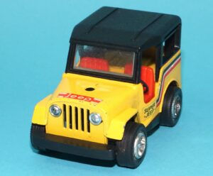 TT SUPER JEEP FRICTION TOY MODEL CAR 1980s TAKA TOKUGAWA HONG KONG TONKA