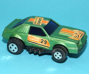 DOUBLE ACTION FORD MUSTANG TURBO COBRA MODEL CAR 1980s HOLLY HONG KONG