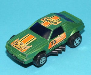 DOUBLE ACTION FORD MUSTANG TURBO COBRA MODEL CAR 1980s HOLLY HONG KONG