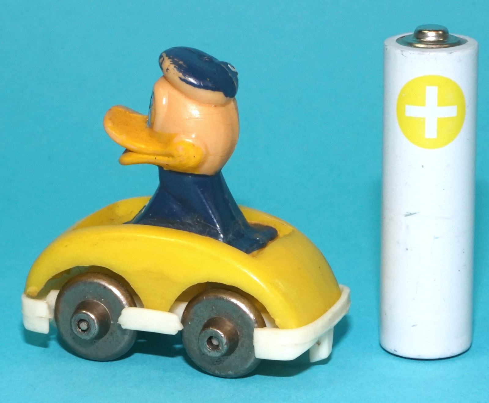 DISNEY MICKEY MOUSE FUN CASTLE DONALD DUCK ROLLER COASTER CAR 1970s ILLCO - Image 3