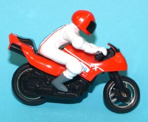 HOT WHEELS GIANTS ACTION RACERS MOTORCYCLE SUPER BIKE FRICTION TOY 1988 MATTEL