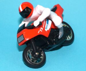 HOT WHEELS GIANTS ACTION RACERS MOTORCYCLE SUPER BIKE FRICTION TOY 1988 MATTEL