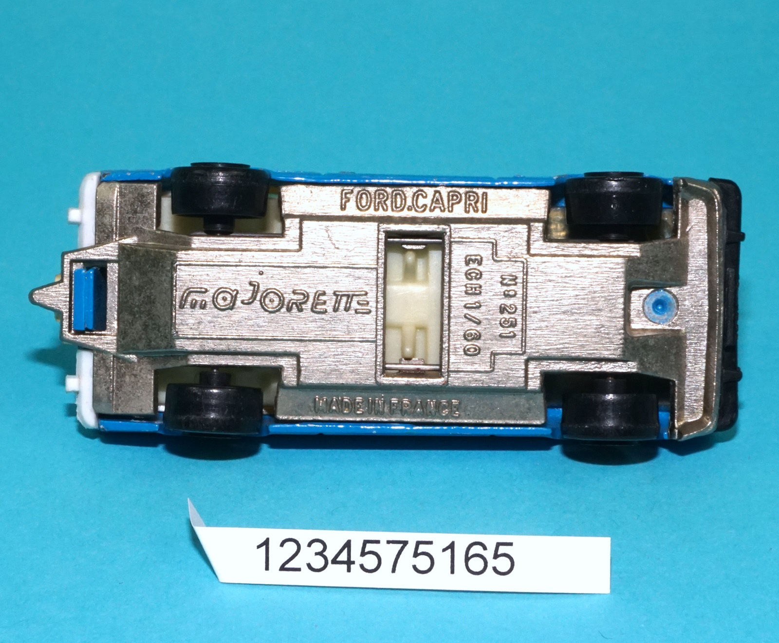MAJORETTE No 251 FORD CAPRI 1/60 SCALE 1982 FRANCE NO MATCHBOX - Image 5