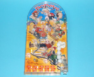 POPEYE PINBALL GAME 1959 LOUIS MARX GT. BRITAIN KING FEATURES SYNDICAT HTF