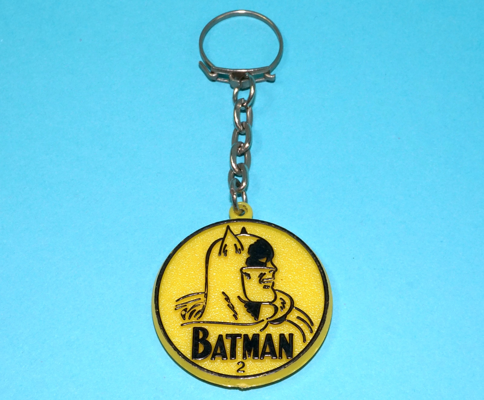 BATMAN KEYRING KEYCHAIN DUTCH PROMOTIONAL BATMAN KWARTET #2 'BATMAN' 1966 HONIG PROMO HOLLAND - Image 2