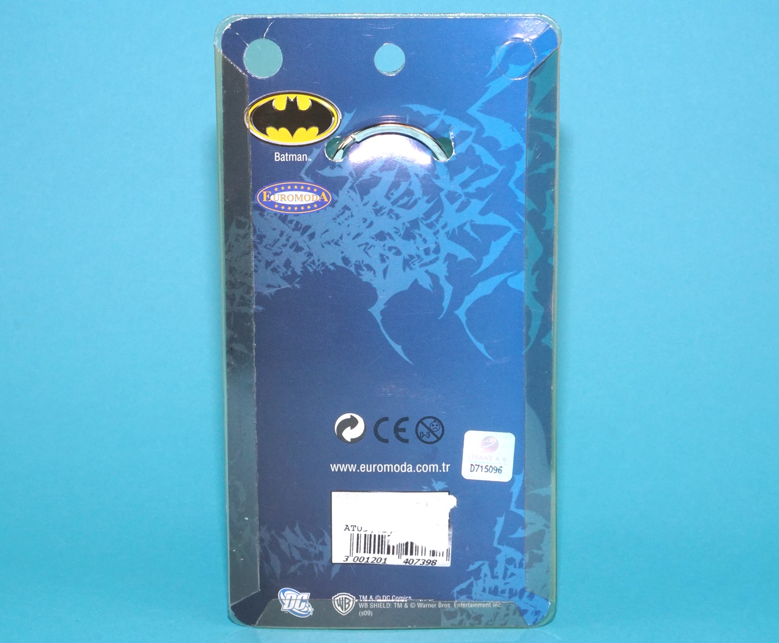 BATMAN ENAMEL KEYRING KEYCHAIN MOC MOSC 1990s EUROMODA DC COMICS - Image 3