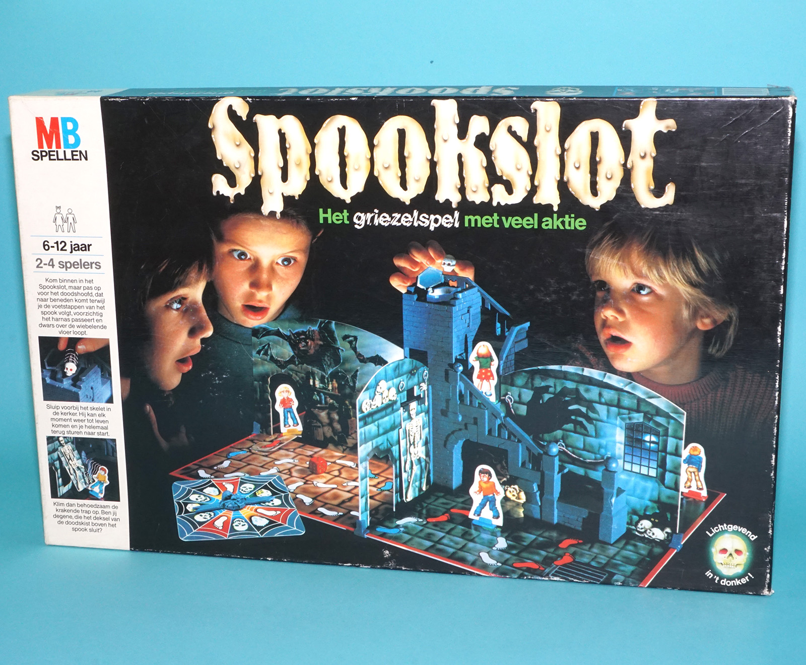 GHOST CASTLE SPOOKSLOT BOARDGAME 100% COMPLETE 1985 MB DUTCH VERSION - Image 2