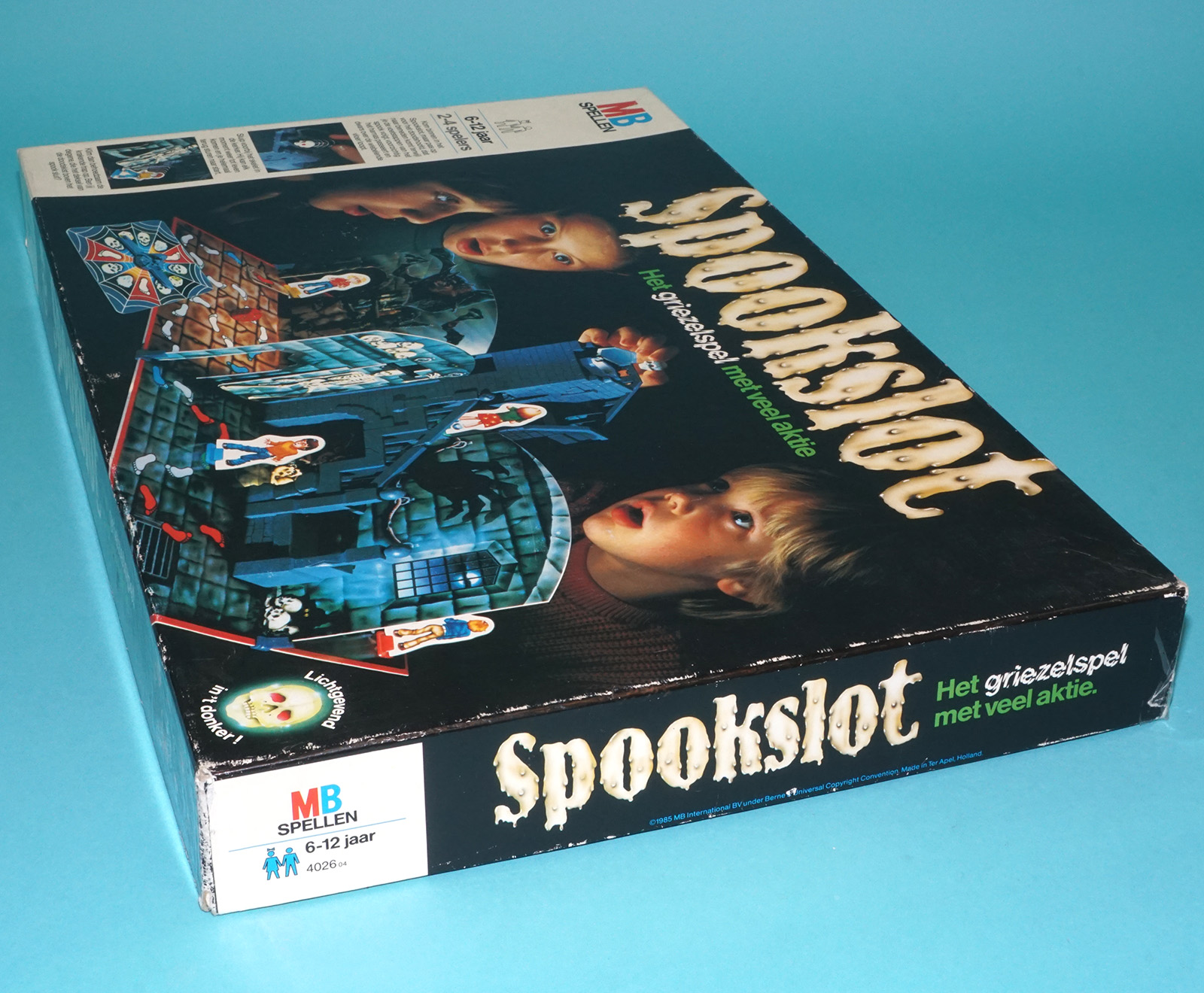 GHOST CASTLE SPOOKSLOT BOARDGAME 100% COMPLETE 1985 MB DUTCH VERSION - Image 3