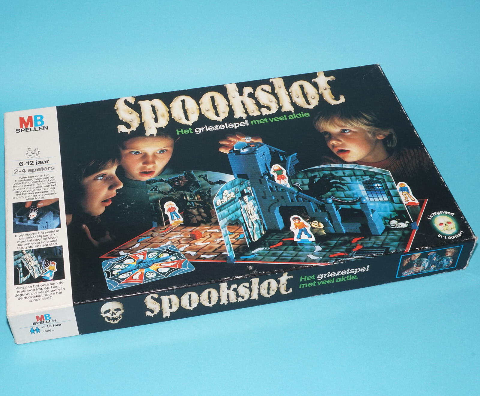 GHOST CASTLE SPOOKSLOT BOARDGAME 100% COMPLETE 1985 MB DUTCH VERSION - Image 4