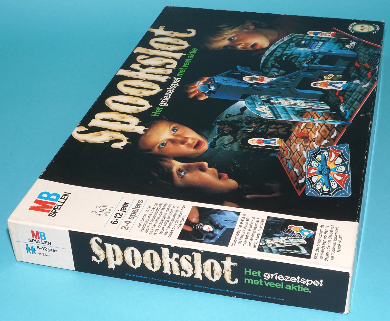 GHOST CASTLE SPOOKSLOT BOARDGAME 100% COMPLETE 1985 MB DUTCH VERSION - Image 5