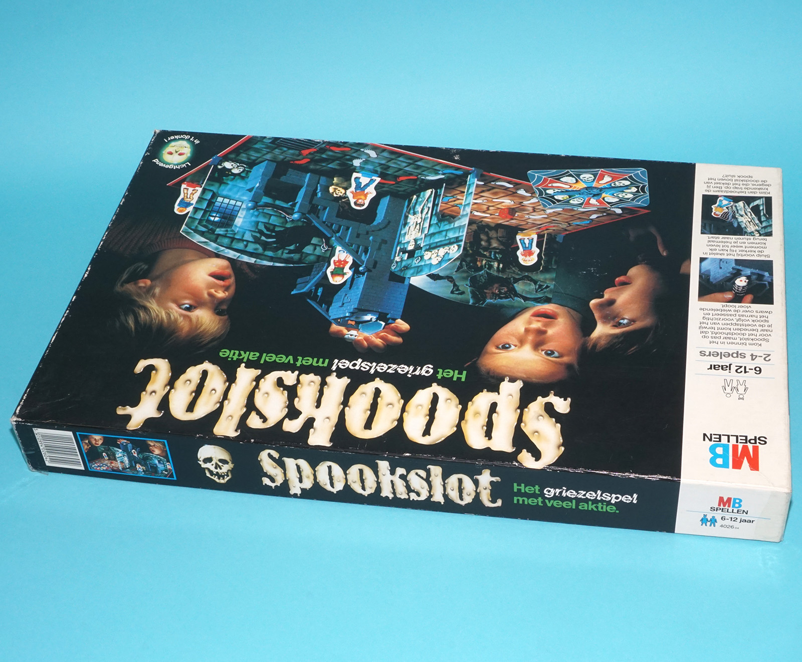 GHOST CASTLE SPOOKSLOT BOARDGAME 100% COMPLETE 1985 MB DUTCH VERSION - Image 6