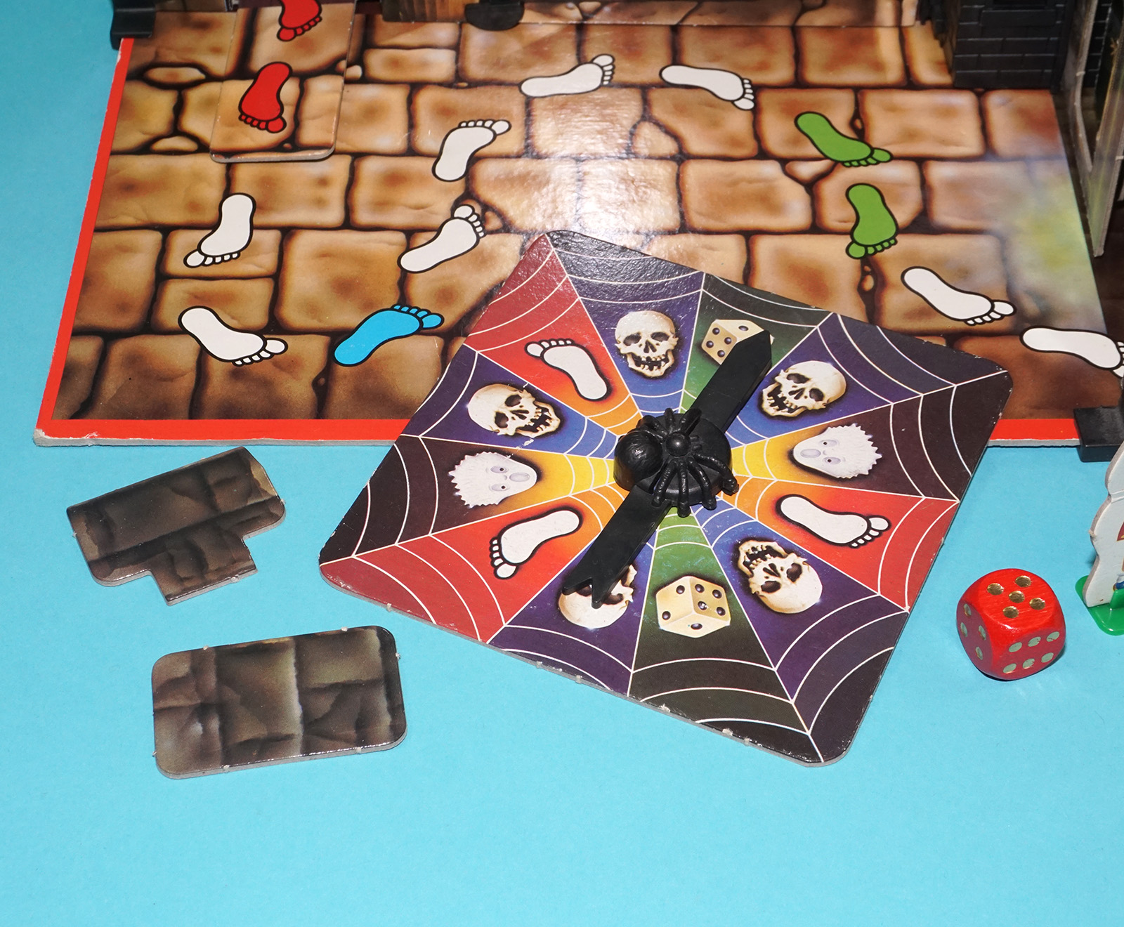 GHOST CASTLE SPOOKSLOT BOARDGAME 100% COMPLETE 1985 MB DUTCH VERSION - Image 9