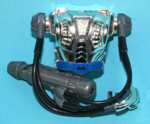 BIKER MICE FROM MARS ORIGINAL SPARE PART BIKER KNIGHTS TOTALIZER THROTTLE BODY ARMOR & MISSILE LAUNCHER 1995 GALOOB