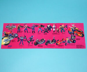 BIKER MICE FROM MARS FOLDOUT FLYER CATALOG BOX INSERT 1993 GALOOB OTTO SIMON HOLLAND