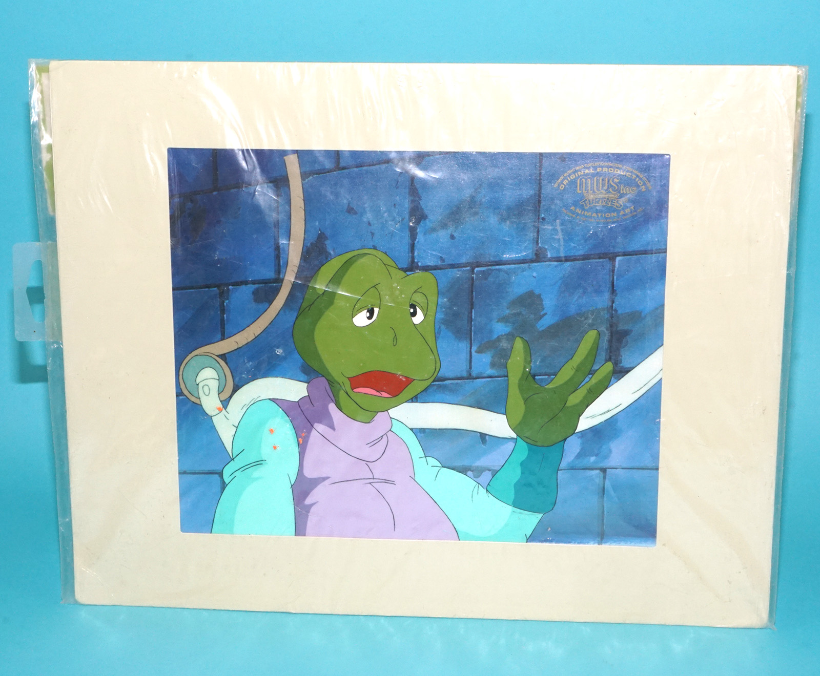 TMNT TEENAGE MUTANT NINJA TURTLES ORIGINAL ANIMATION ART MOC MOSC SEALED BAG 1991 MURAKAMI WOLF SWENSON - Image 6