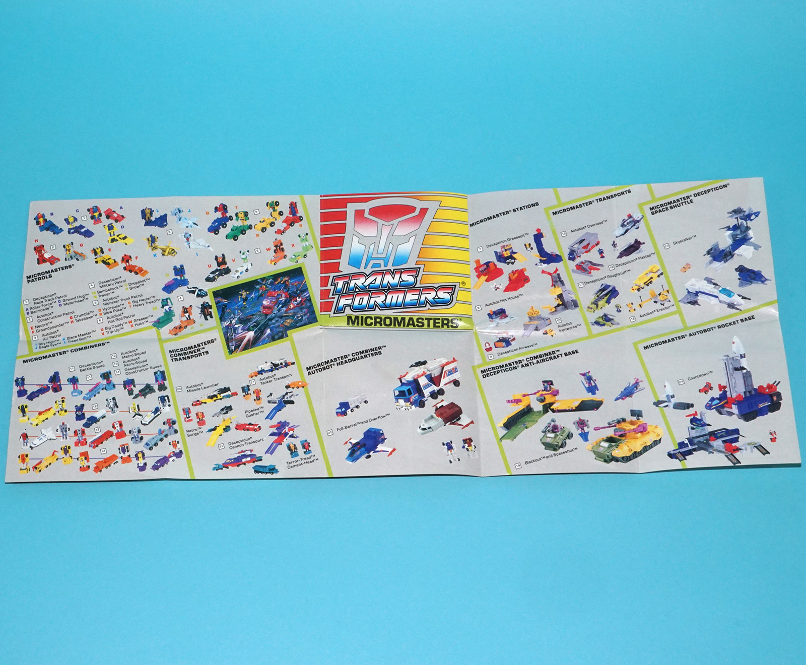 TRANSFORMERS G1 CATALOG KATALOG 1989 BOX INSERT CHECKLIST HASBRO USA - Image 5