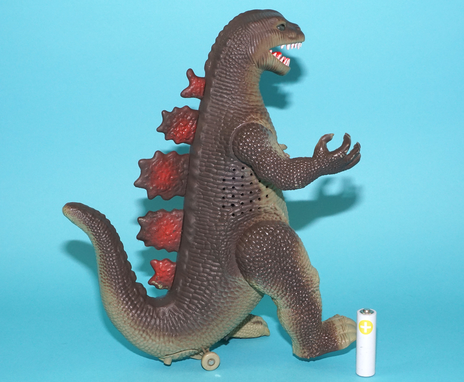 GODZILLA THE DINO KING 10" WALKING TYRANNOSAURUS TOY 1980 VILLAGE TOYS READ - Image 4