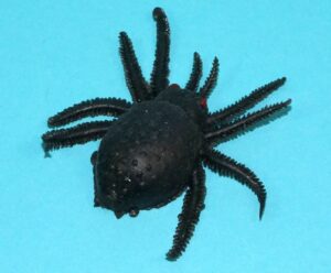 CREEPY CRAWLIES RUBBER JIGGLER TOY SPIDER TICK 1960s HONG KONG UGLIES