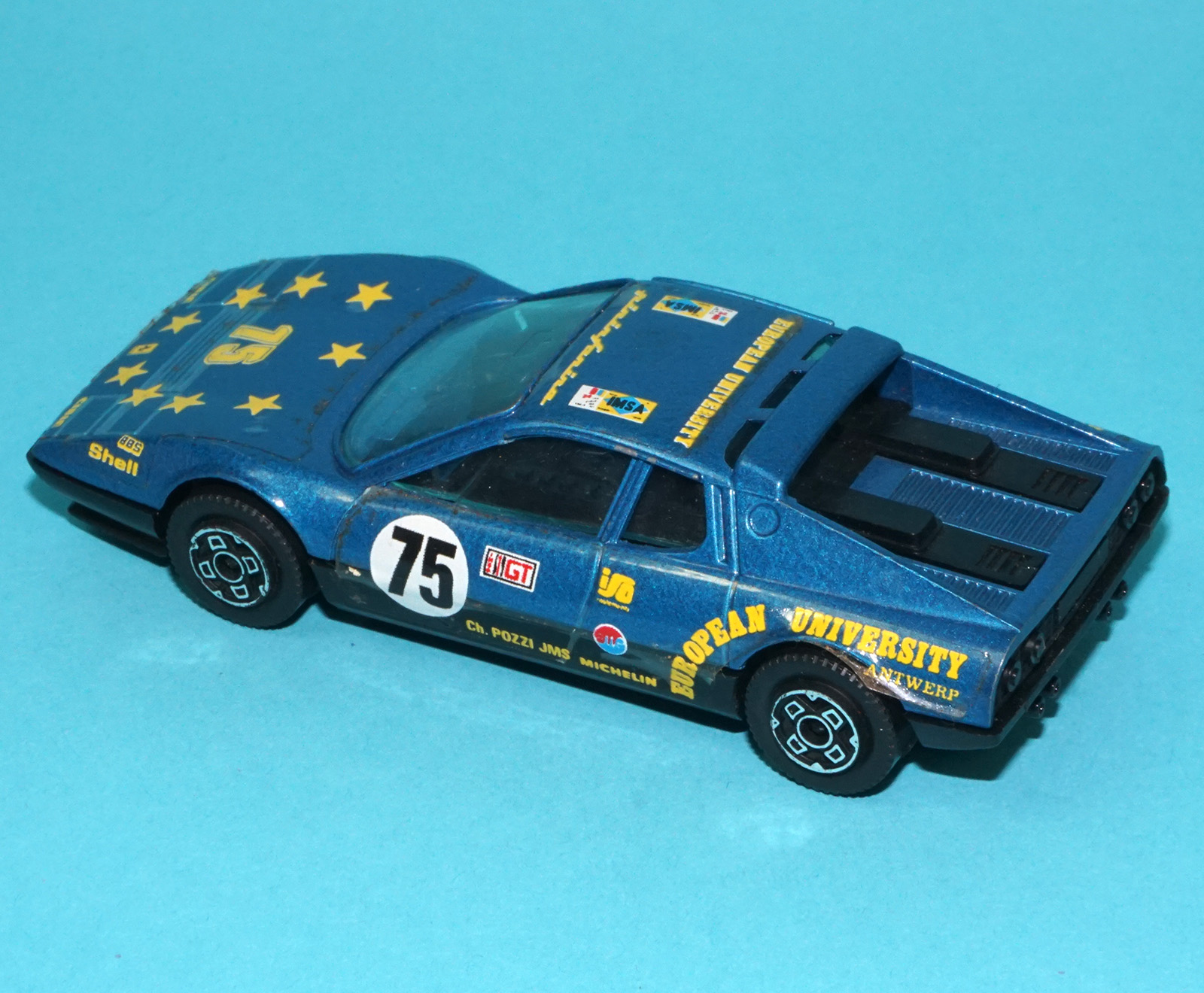 BBURAGO 4133 FERRARI 512 BB UNIVERSITY MODEL CAR 1/43 SCALE 1983 BURAGO - Image 3