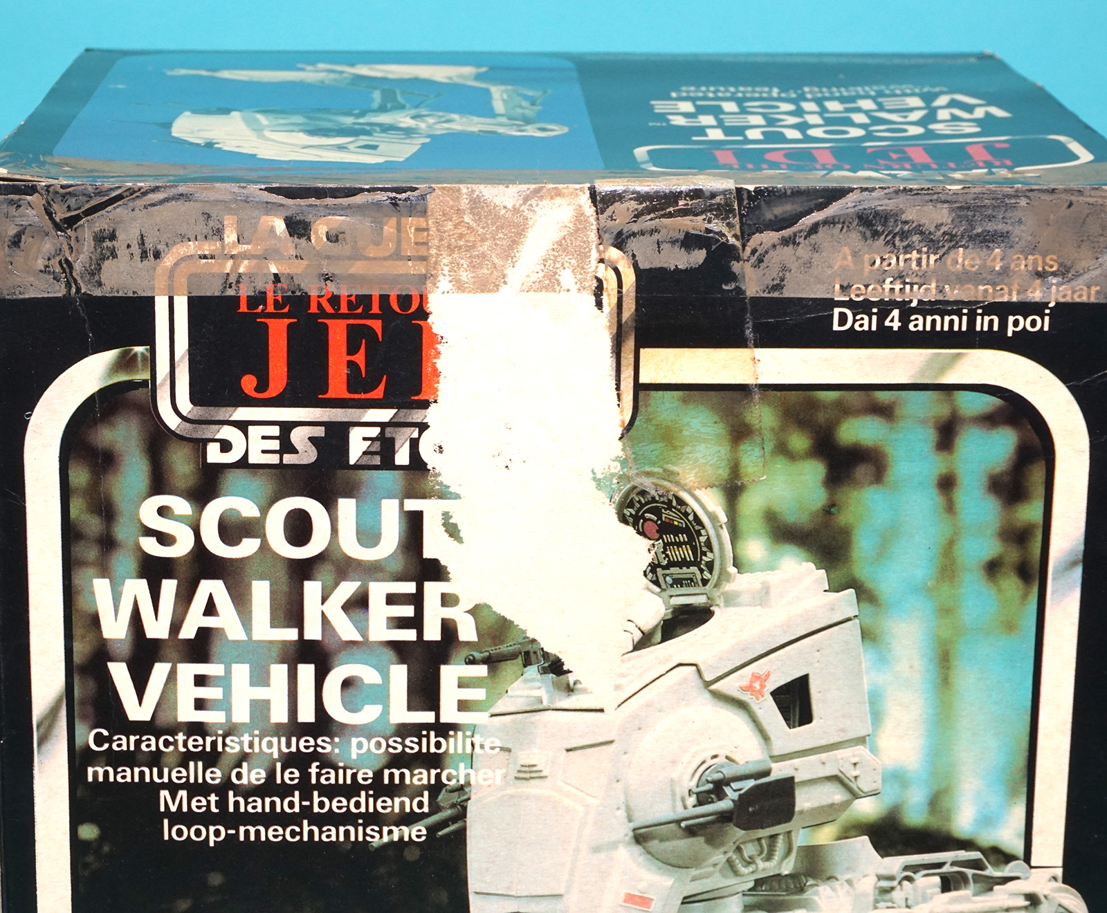 STAR WARS ROTJ AT-ST SCOUT WALKER VEHICLE COMPLETE BOXED EURO BOX 1983 KENNER PALITOY CLIPPER - Image 10