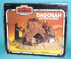 STAR WARS ESB DAGOBAH PLAYSET COMPLETE BOXED EURO BOX 1980 PALITOY KENNER READ