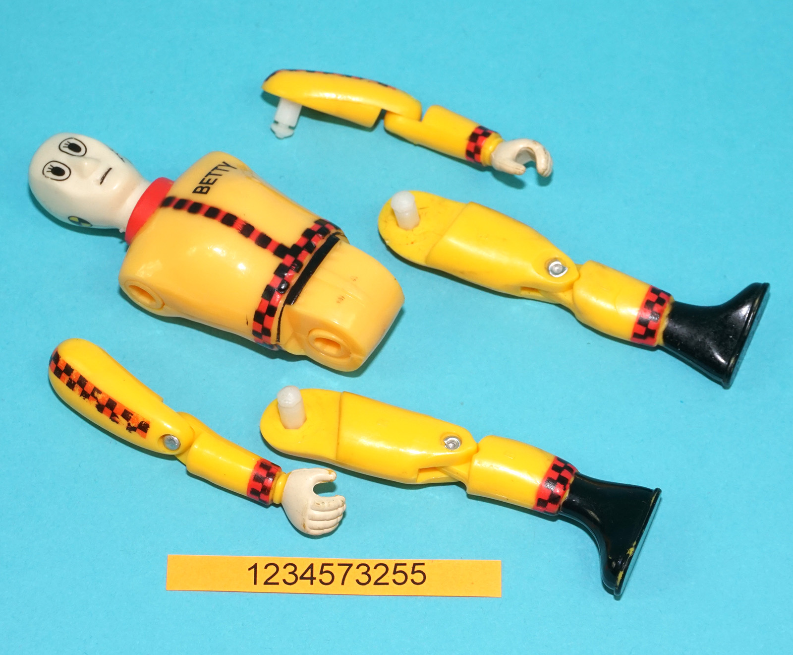 INCREDIBLE CRASH DUMMIES BASH-UP BUDDIES BETTY 100% COMPLETE 1992 LEADER TOY WORKS! - Image 4