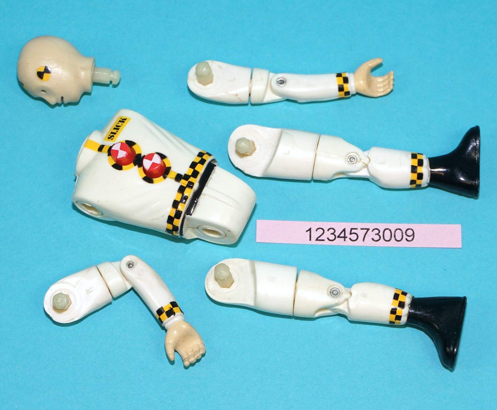 INCREDIBLE CRASH DUMMIES SLICK 100% COMPLETE 1991 TYCO WORKS! - Image 5