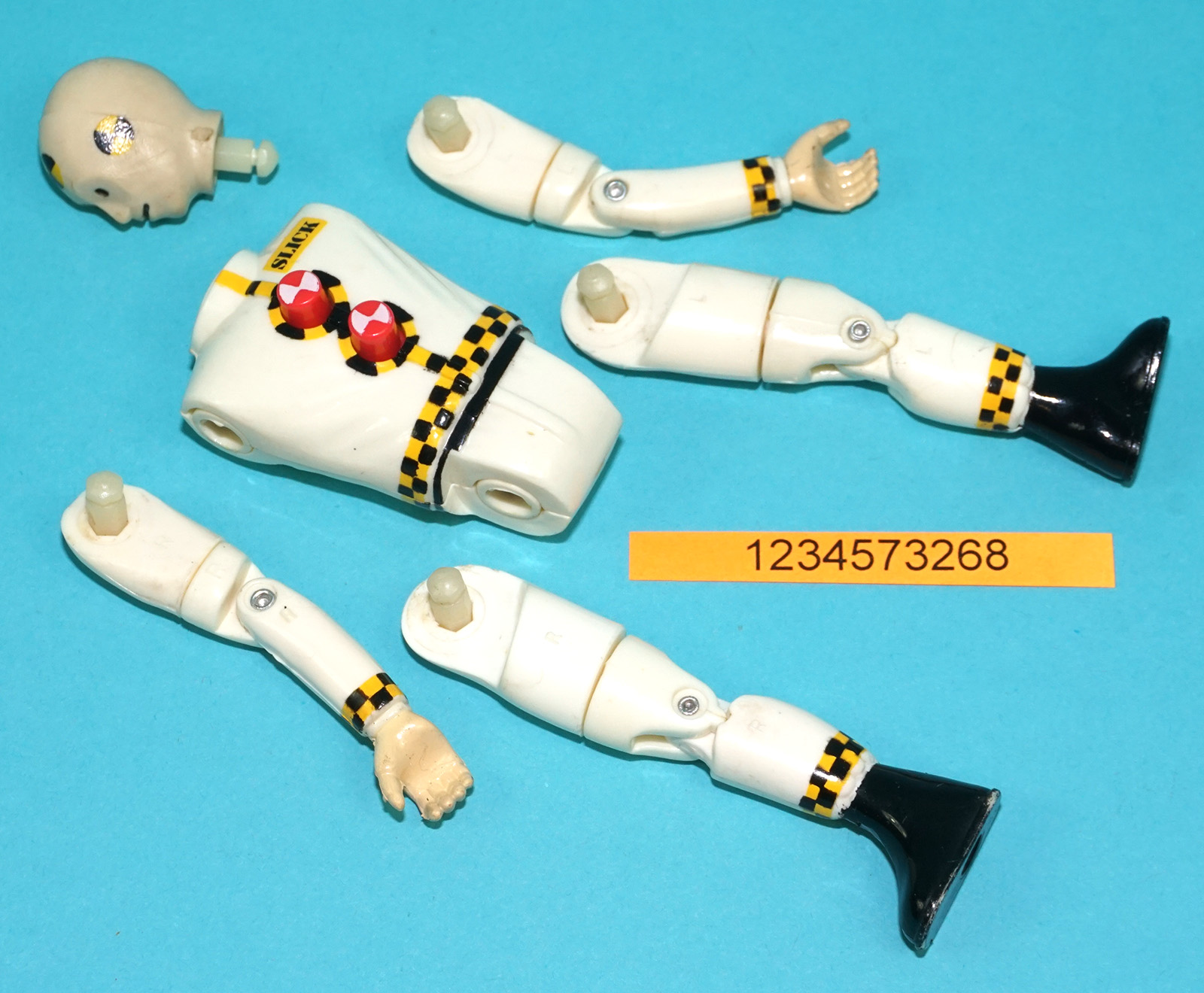 INCREDIBLE CRASH DUMMIES SLICK 100% COMPLETE 1991 TYCO WORKS! - Image 5