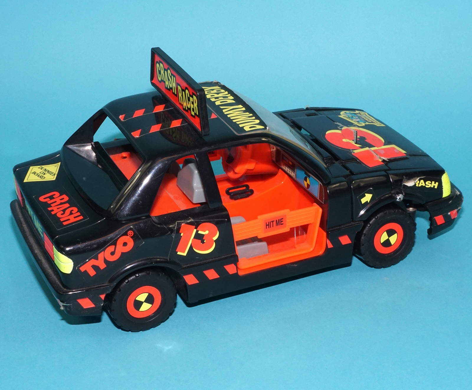 INCREDIBLE CRASH DUMMIES DUMMY DERBY CRASH CAR COMPLETE READ 1991 TYCO WORKS! - Image 4