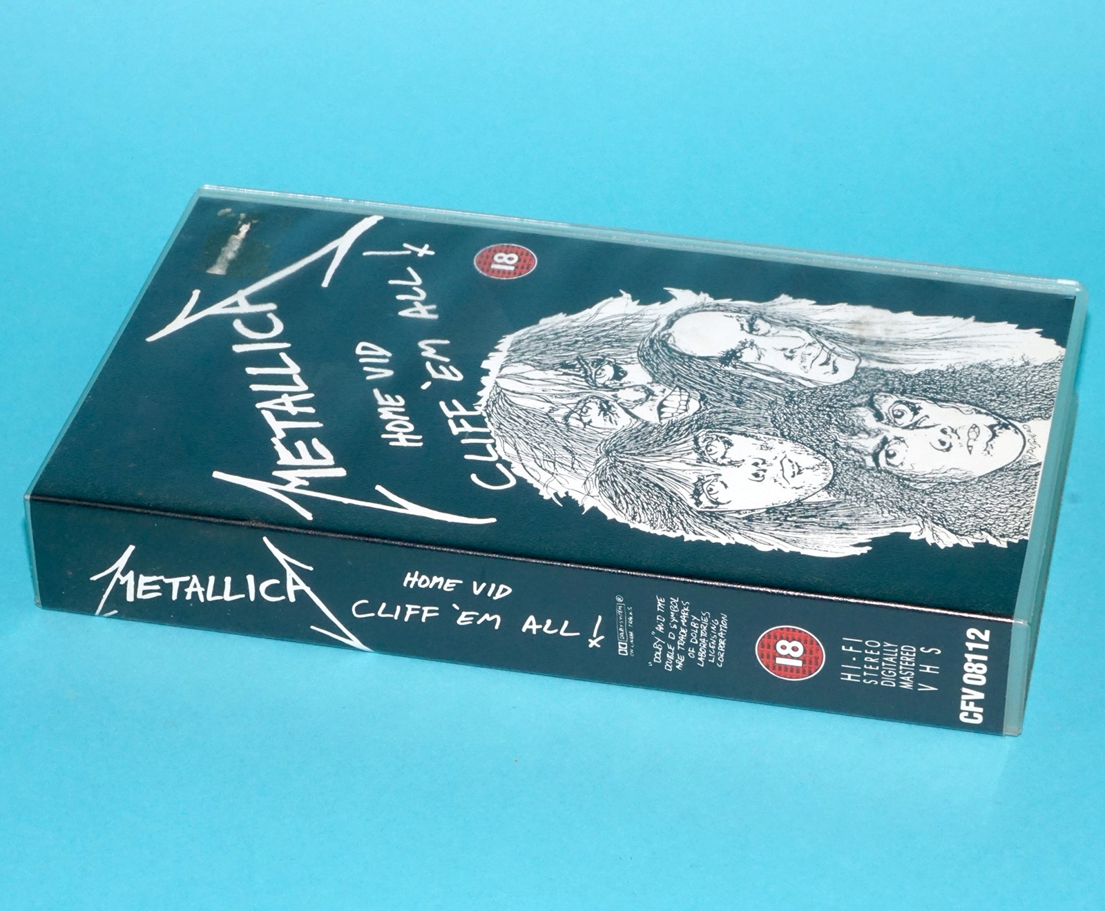 VHS METALLICA HOME VID CLIFF 'EM ALL PAL 1988 POLYGRAM MUSIC VIDEO - Image 3