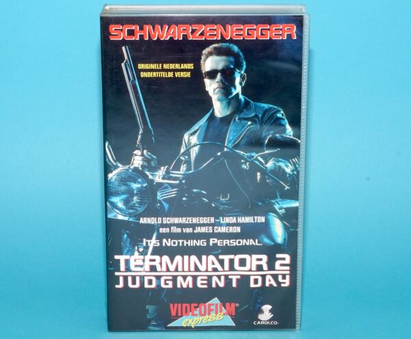 VHS TERMINATOR 2 JUDGMENT DAY 1991 PAL DUTCH SUBS 1992 VIDEO FILM