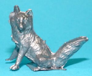 MOORVALE MODELS HOLLOWCAST UNPAINTED LEAD CASTING HAPPY HUNTING SERIES FOX 1:32 SCALE TIMPO PIXYLAND KEW