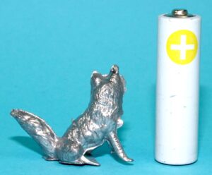 MOORVALE MODELS HOLLOWCAST UNPAINTED LEAD CASTING HAPPY HUNTING SERIES FOX 1:32 SCALE TIMPO PIXYLAND KEW