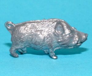 MOORVALE MODELS HOLLOWCAST UNPAINTED LEAD CASTING HAPPY HUNTING SERIES WILD BOAR 1:35 SCALE TIMPO PIXYLAND KEW