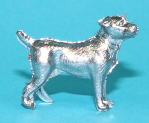 MOORVALE MODELS HOLLOWCAST UNPAINTED LEAD CASTING FARM SERIES TERRIER DOG 1:32 SCALE TIMPO PIXYLAND KEW TAYLOR & BARRETT